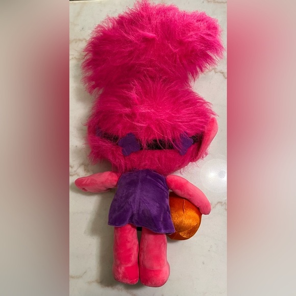 Pink Poppy Dreamworks Trolls Plush In Halloween Skeleton Costume 27.5” Tall - Picture 3 of 5
